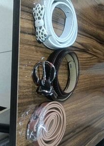 Set of 3 Fashion Belts