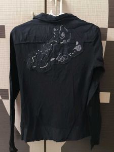 Combo "Black Embroidery Shirt + Trouser"