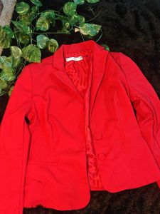 Chic Coral Blazer