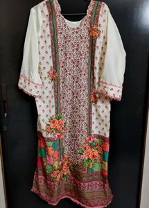 Elegant Floral Print kurta set