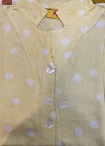 Yellow Polka Dot dress