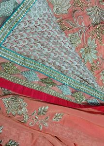Pearl Work Saree