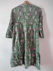 Collared Neck Dress For Women, 40inch