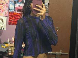 sheer crop top