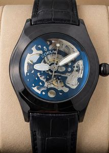 Corum Skeleton Dial Leather Watch