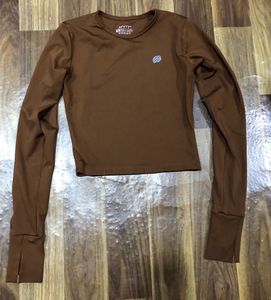 Active wear Brown Long Sleeve shirt