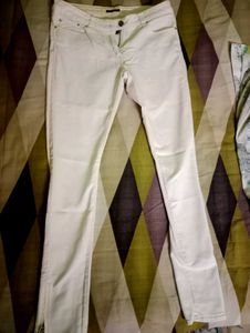 White Slim Fit Jeans