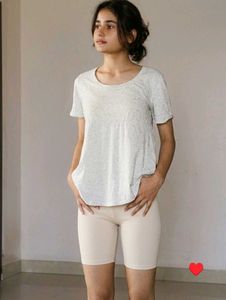 White Biker Shorts