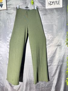 Ribbed Wide Leg Pants