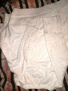 Cozy White Knit Sweater