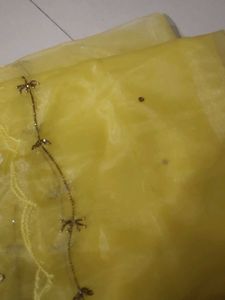 yellow duppata