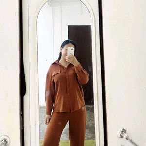 Stylish Brown Co-ord Set