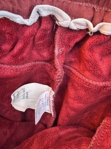 Red Wide Leg Sweatpants