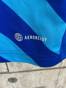 Adidas Blue Striped Soccer Jersey