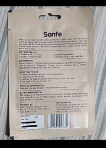 Sanfe Vitamin C Facial Mask