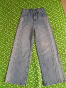 Light Wash Wide Leg Jeans