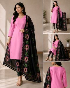 Hand Painted Leggings with Dupatta