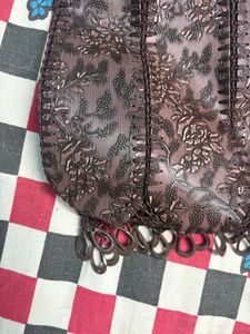 Elegant Embossed Floral Handbag