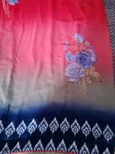 "DISCOUNT OFFER"Printed Saree With Blouse