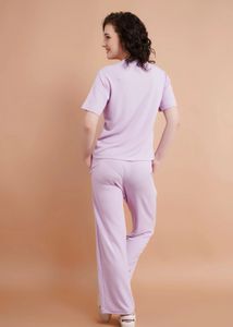 Lilac Relaxed Fit Pajama Set