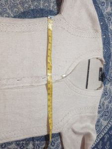 Montrex Cream Colour Cardigan Sweater For Women