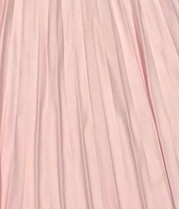 Pink Pleated Skirt