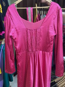 Stunning Pink Embellished Gown