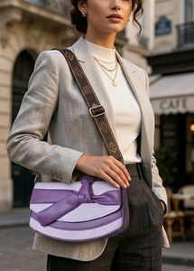 Premium Dual Color Bow Design Sling Bag 🎉