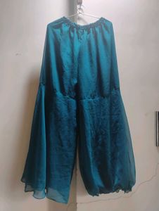 blue embroidered ethnic dress/anarkali