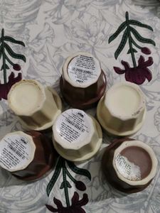 Set of 6 Ceramic Pots - Earth Tones
