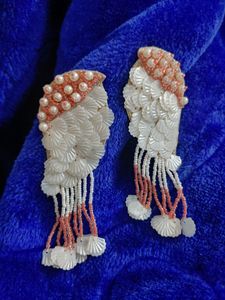 Unique Beaded Statement Earrings