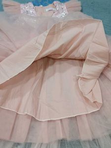 Beautiful Pink Gown with Sequins
