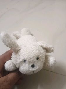 White Plush Dog Toy