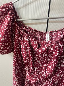 Floral Off-Shoulder Maxi Dress
