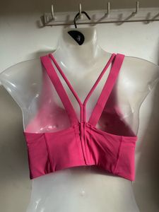 Vibrant Pink Sports Bra