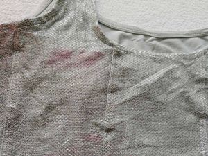 H&amp;M : Sparkling Silver Sequin Cami Top