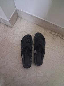 Black Flip Flop Sandals
