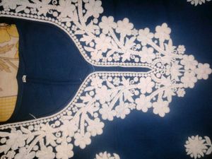 Elegant Teal Embroidered Kurta Set