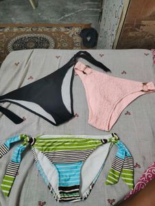 Cute Bikini Bottoms - Set of 3
