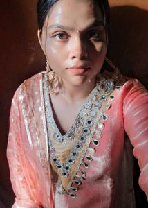Elegant Pink Kurta Set with Dupatta