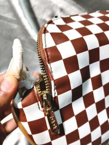 Checkered Crossbody Bag