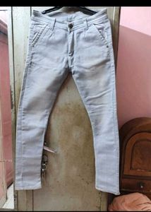 Light Grey Casual Pants