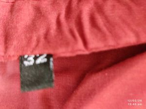 Red, light red &amp; silver Ikat Blouse