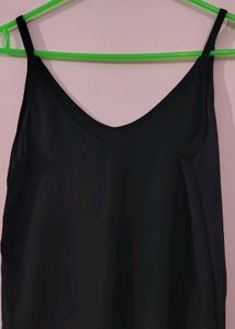 Chic Black Spaghetti Strap Top