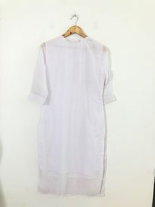 White Embroided Kurta(Women’s)