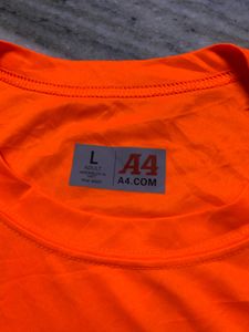 Orange "Sam's Lawn Care" T-Shirt