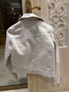 ZARA Cream Cropped Jacket
