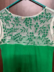 Designer Green Dress