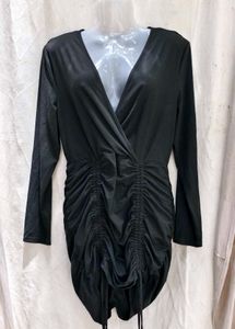 5307. Chic Ruched Drawstring Bodycon Dress