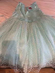 Elegant Baby Girl's Blue Dress